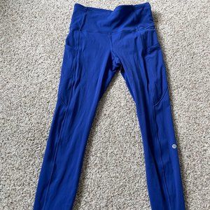 Lululemon Fast and Free 25" size 6